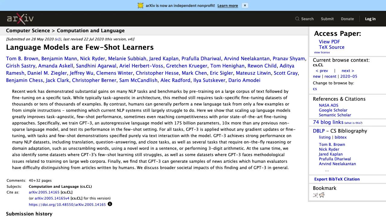 Public source screenshot: the GPT-3 research paper