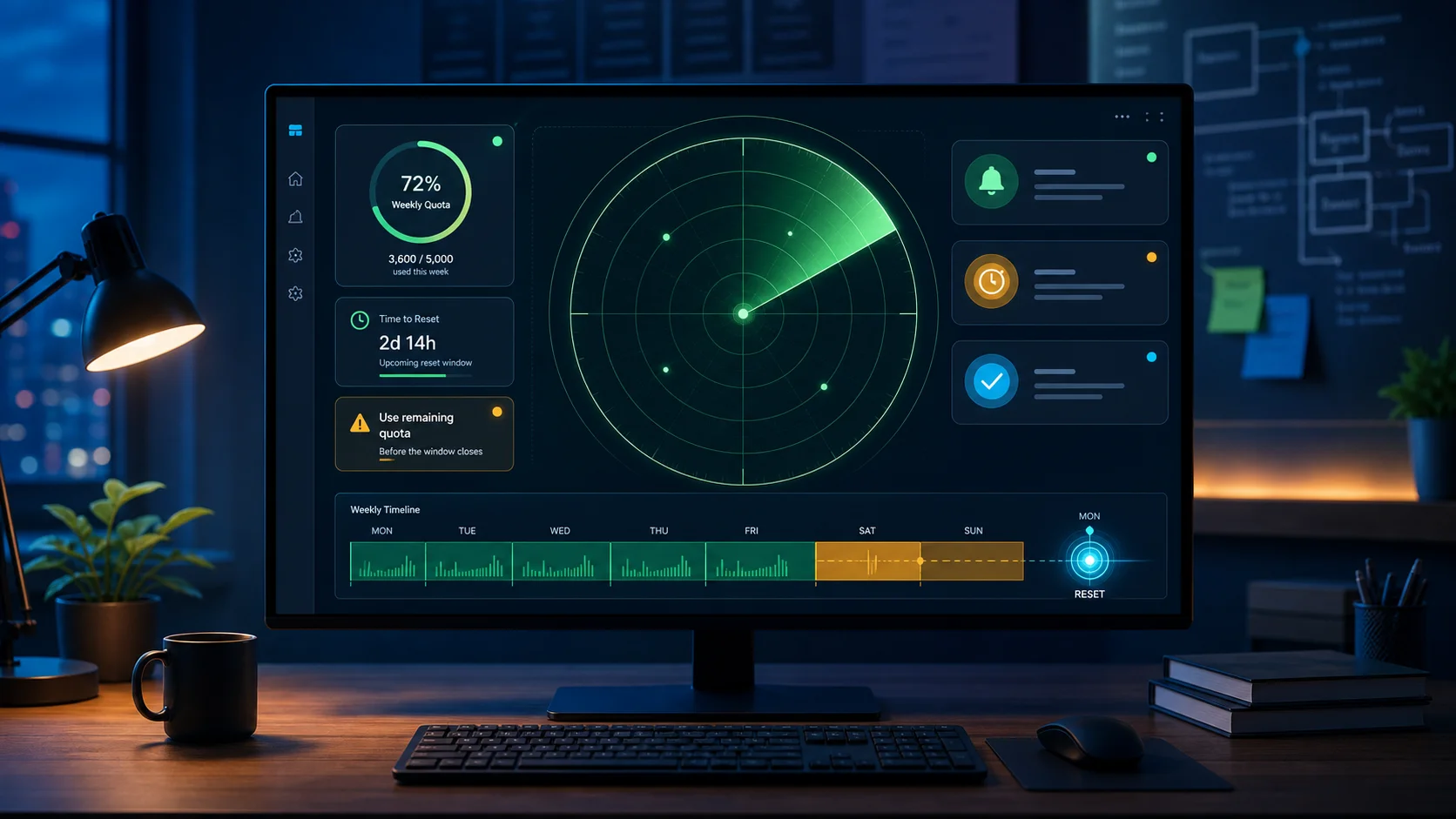 Codex Reset Radar hero image: turning scattered reset signals into an actionable developer alert