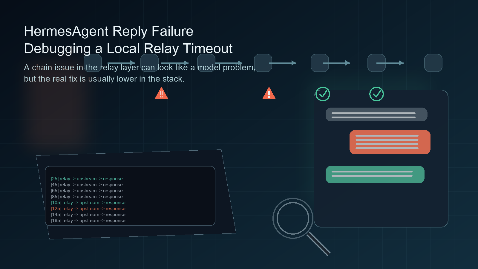 HermesAgent relay 调试封面