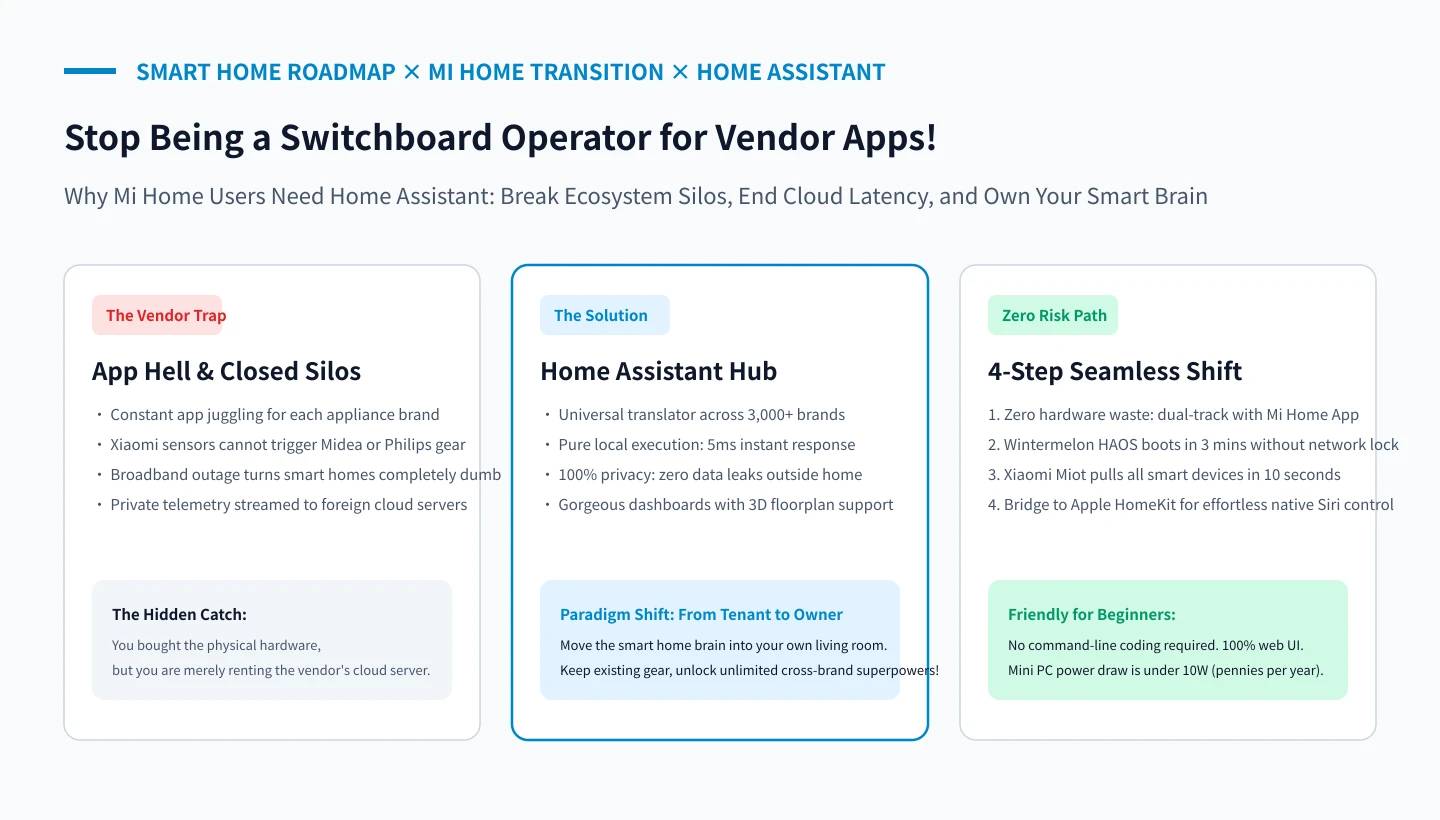 Original Cover: Plain-English Home Assistant Awakening Guide for Mi Home Users