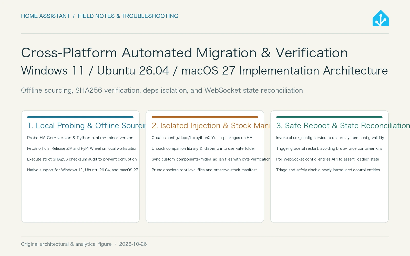 Original Workflow Diagram: Windows 11, Ubuntu 26.04, and macOS 27 automation architecture