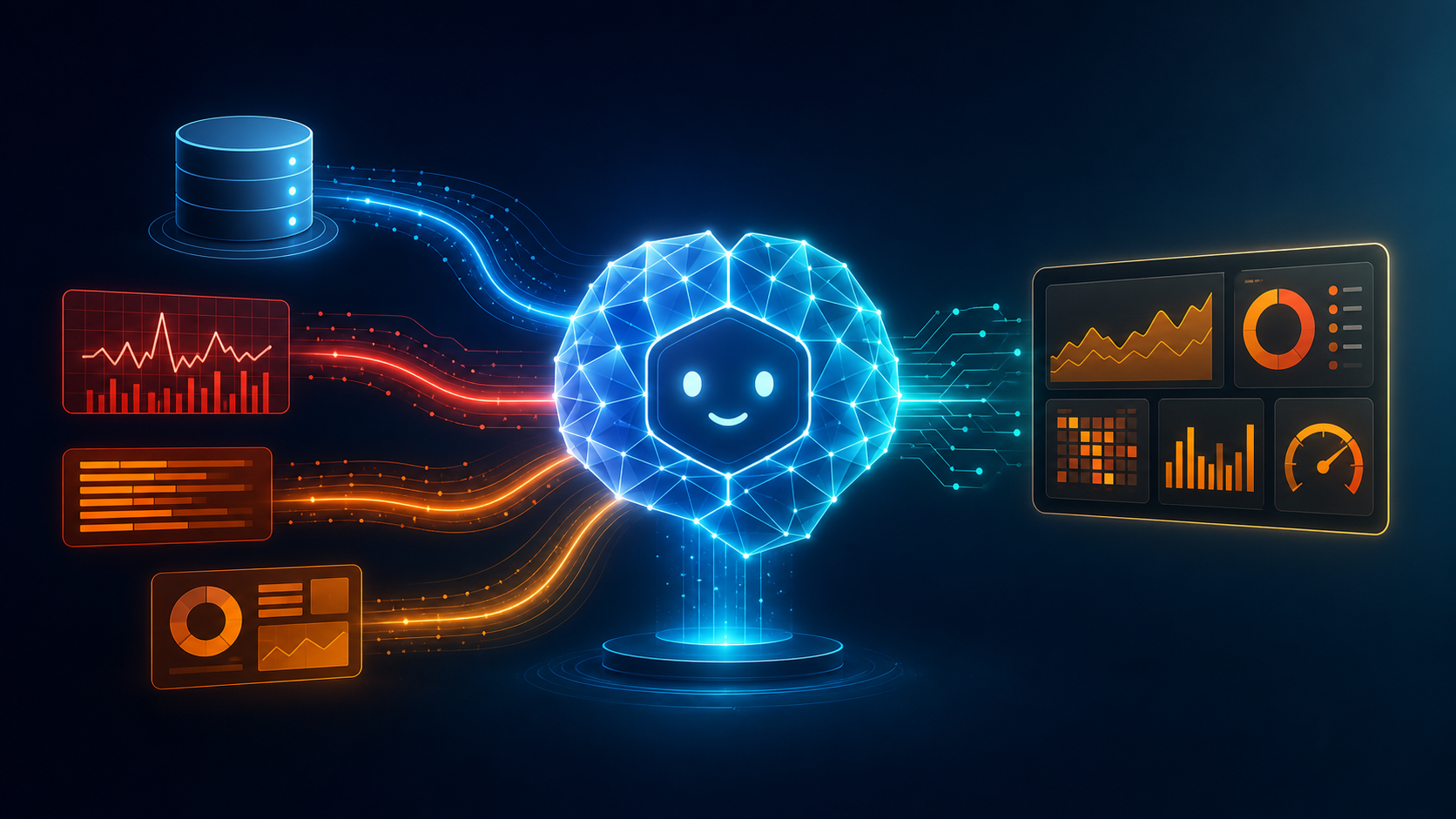 MySQL、Prometheus、Loki、Grafana 汇入 AI Agent 的原创题图