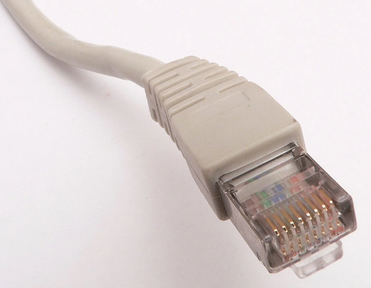A real Ethernet cable (from Wikimedia Commons)