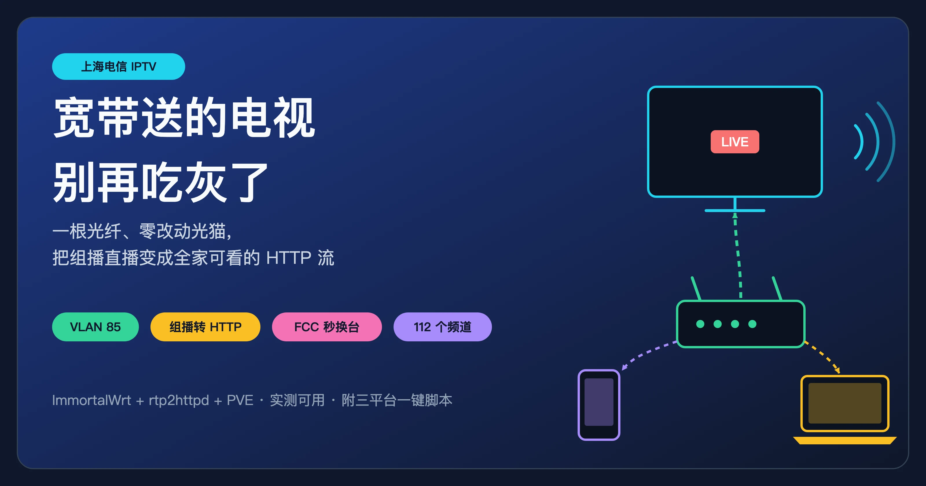 封面:宽带送的电视别再吃灰了