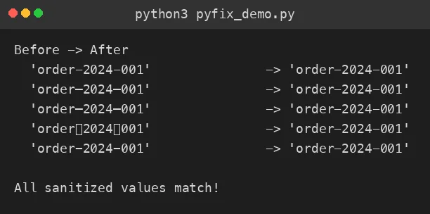 Python 清洗函数真实输出