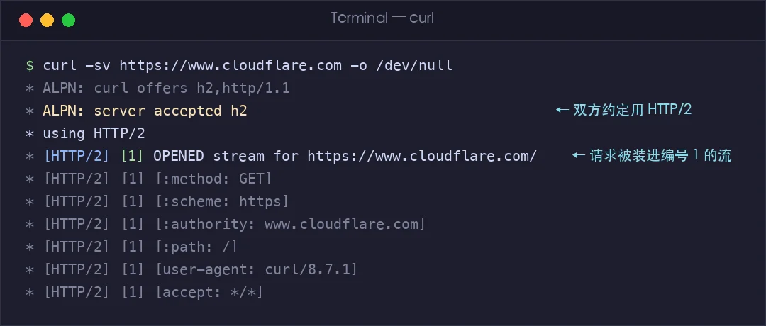 真实截图：HTTP/2 的流编号